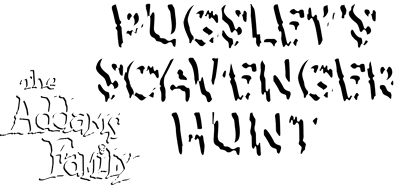 Ocean Addams Family Pugsleys Scavenger Hunt : Ocean : Free